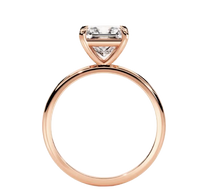 Load image into Gallery viewer, טבעת אירוסין יהלום מעבדה בצורת אמרלד 1.5 קראט - זהב 14K