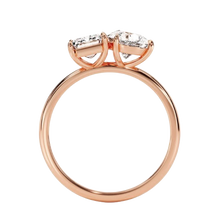 Load image into Gallery viewer, טבעת אירוסין Toi et Moi בשילוב יהלומים 2.5 קראט