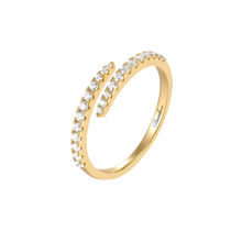 Load image into Gallery viewer, 0.2Ct Double Row Diamond Ring