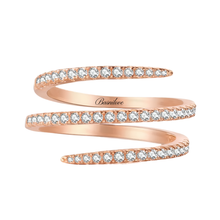 Load image into Gallery viewer, 0.3Ct Tripple Row Diamond Ring