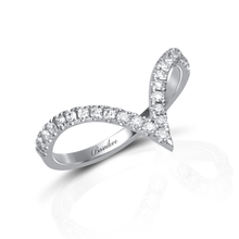 Load image into Gallery viewer, 0.35CT V Shaped Diamond Ring