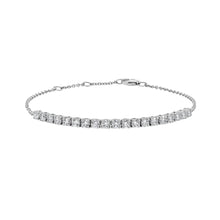 Load image into Gallery viewer, 1CT Round Diamond Half Tennis Bracelet