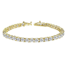 Load image into Gallery viewer, 11CT Round Lab Grown Diamond Tennis Bracelet