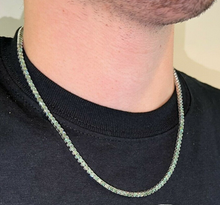 Load image into Gallery viewer, שרשרת טניס עגולה 3mm S925 Moissanite