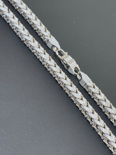 Load image into Gallery viewer, 6mm S925 Moissanite Franco Chain
