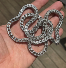 Load image into Gallery viewer, שרשרת פרנקו 6mm S925 Moissanite