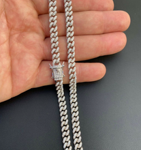 Load image into Gallery viewer, 6mm S925 Moissanite Miami Cuban Chain
