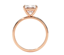 Load image into Gallery viewer, טבעת אירוסין יהלום מעבדה בצורת פרינסס מרובע 1.5 קראט - זהב 14K
