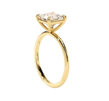 Load image into Gallery viewer, טבעת אירוסין יהלום מעבדה בצורת פרינסס מרובע 1.5 קראט - זהב 14K