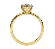 Load image into Gallery viewer, טבעת אירוסין יהלום מעבדה בצורת מרקיזה 1.5 קראט - זהב 14K