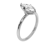 Load image into Gallery viewer, טבעת אירוסין יהלום מעבדה בצורת מרקיזה 1.5 קראט - זהב 14K