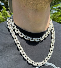 Load image into Gallery viewer, 12mm S925 Moissanite Super Rolo Chain
