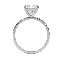 Load image into Gallery viewer, טבעת אירוסין יהלום מעבדה בצורת פרינסס מרובע 1.5 קראט - זהב 14K