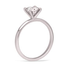 Load image into Gallery viewer, טבעת אירוסין סוליטר משובצת יהלום מעבדה עגול 1 קראט - זהב 14k