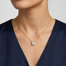 Load image into Gallery viewer, 1 CT Emerald Lab Grown Diamond Solitaire Floating Necklace