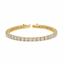 Load image into Gallery viewer, 11CT Round Lab Grown Diamond Tennis Bracelet