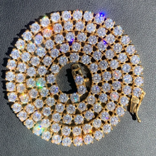 Load image into Gallery viewer, שרשרת טניס עגולה S925 מ"מ