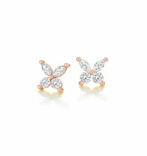 Load image into Gallery viewer, Butterfly Stud Lab Grown Diamond Earrings
