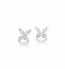 Load image into Gallery viewer, Butterfly Stud Lab Grown Diamond Earrings
