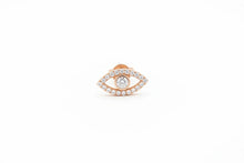Load image into Gallery viewer, Evil Eye Lab Grown Diamond Earrings
