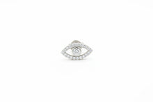 Load image into Gallery viewer, Evil Eye Lab Grown Diamond Earrings
