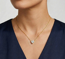 Load image into Gallery viewer, 1 CT Heart Lab Grown Diamond Solitaire Floating Necklace
