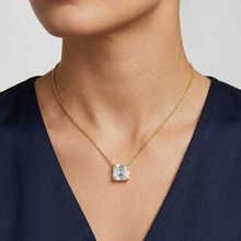 Load image into Gallery viewer, 1 CT Asscher Lab Grown Diamond Solitaire Floating Necklace
