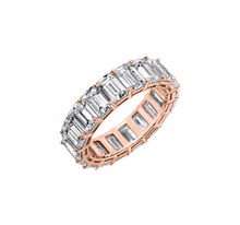 Load image into Gallery viewer, 10CT Emerald Cut Eternity Lab Grown Diamond Band Ring
