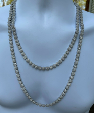 Load image into Gallery viewer, 7mm S925 Moissanite Cluster Tennis Chain
