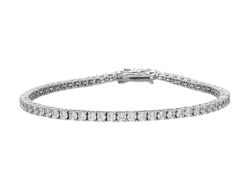 3CT Round Lab Grown Diamond Tennis Bracelet