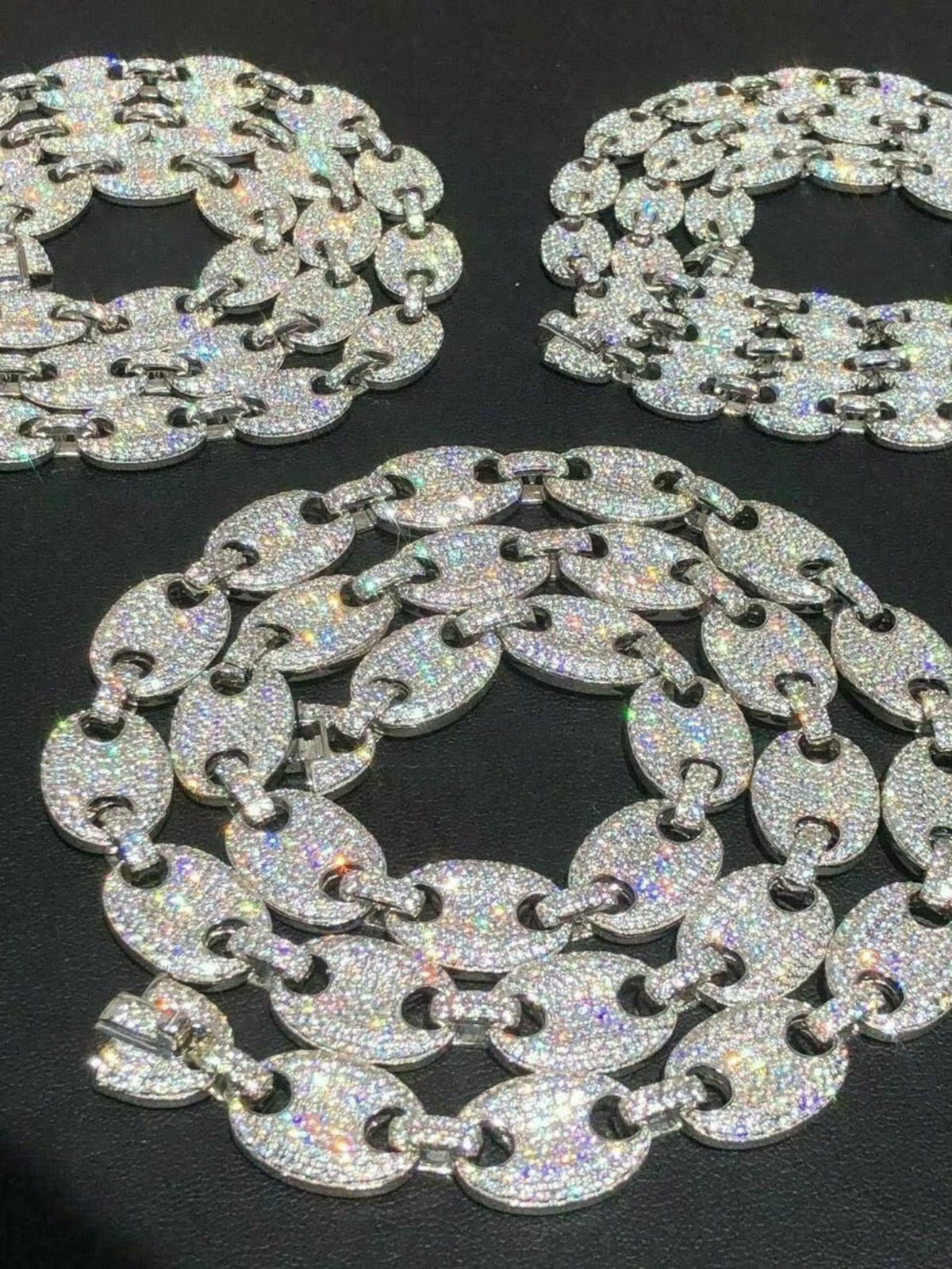 Silver gucci sales link chain