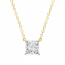 Load image into Gallery viewer, 1 CT Princess Lab Grown Diamond Solitaire Floating Necklace
