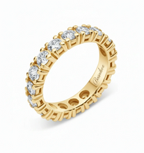 Load image into Gallery viewer, 2CT Round Eternity Lab Grown Diamond Band Ring 14K
