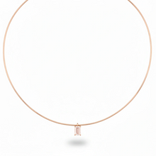 Load image into Gallery viewer, 1 CT Emerald Lab Grown Diamond Solitaire Floating Collier Hard Necklace
