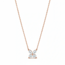Load image into Gallery viewer, Butterfly Lab Grown Diamond Solitaire Floating Necklace

