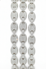 Load image into Gallery viewer, S925 Moissanite Puffed Mariner Link Chain
