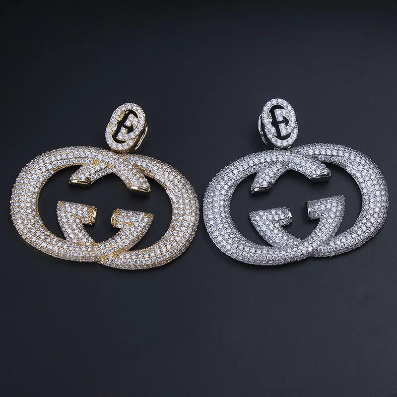 Iced GG Pendant BasniloveJewels